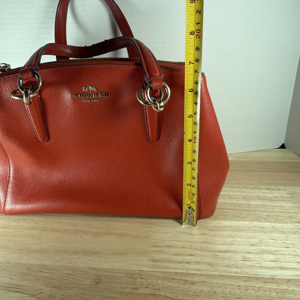 Coach Coral Mini Christie Carryall Crossbody Shoulder Bag In Crossgrain Leather - Picture 2 of 14